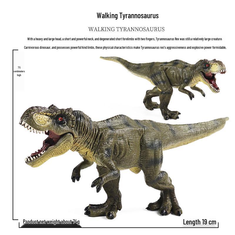 Realistic Walking Tyrannosaurus Rex Dinosaur Model - Educational Toy Gift