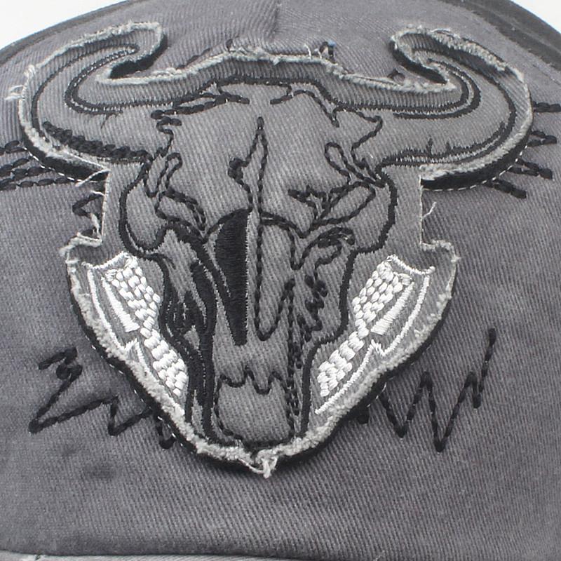 New Washed Cotton Baseball Cap For Men Embroidery Vintage Bull Women Snapback Caps Hats For Men Casquette Sport Hombre Cap