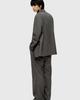 YOUTH Fine Wool Waist Line Pants - Khaki Gray