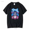GhosT T Shirt Mens Extra Large Concert Tour Heavy Metal Band 3D Puff Swedish Adult Long or Short Sleeves Vintage Washed Homme