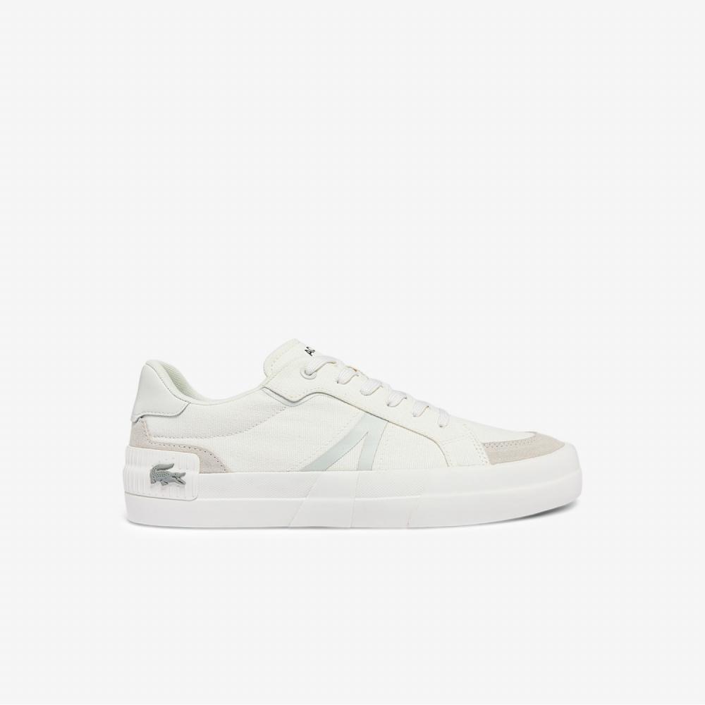 

LACOSTE Мужские Холщовые Кроссовки L004 Белые