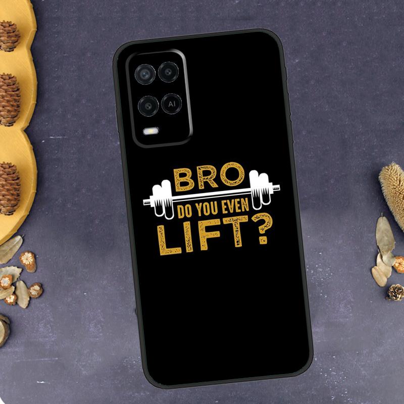 Motivational Gym Fitness Phone Case For Oppo A79 A18 A38 A58 A78 A98 A17 A40 A60 A80 A16 A76 A96 A15 A74 A94 A54 A77