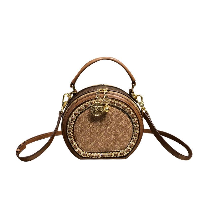 2025 Neue Damen Kleine Runde Umhänge-Mini-Handtasche
