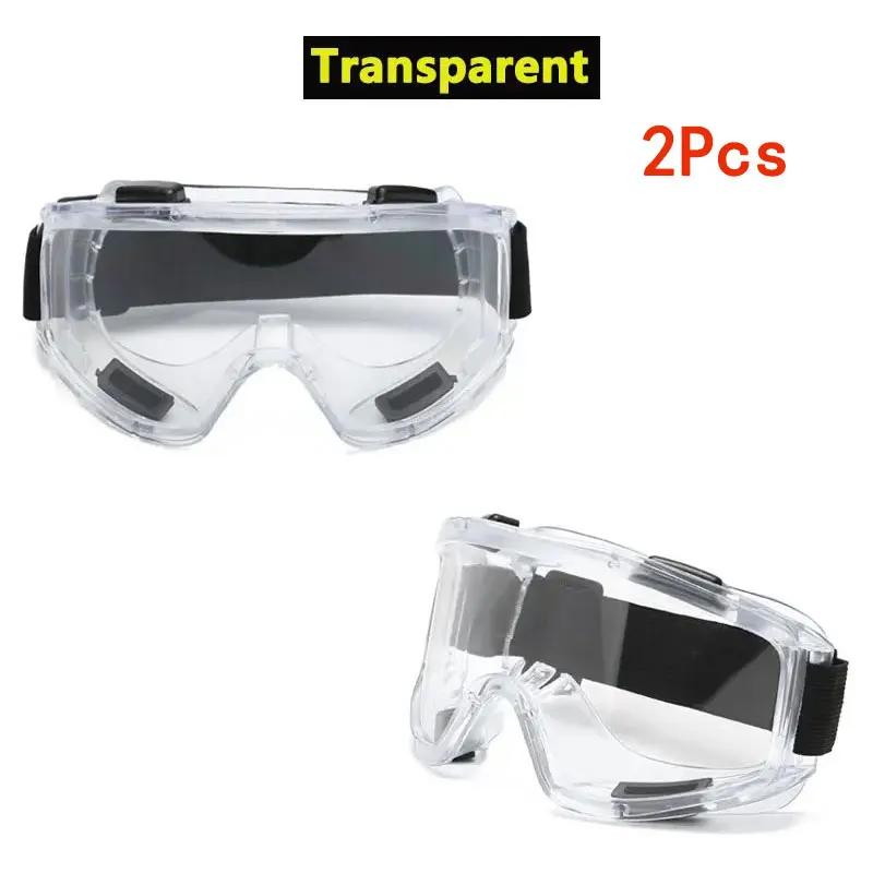 Clear Safety Antifog Protective Goggles Anti Splash Wind Proof Work Eyewear for Industrial Research Lab Cycling Riding