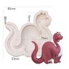 Easy Cake Non-stick Mold Demould Silicone Cartoon Dinosaur DIY Fondant Chocolate Mould for Baking