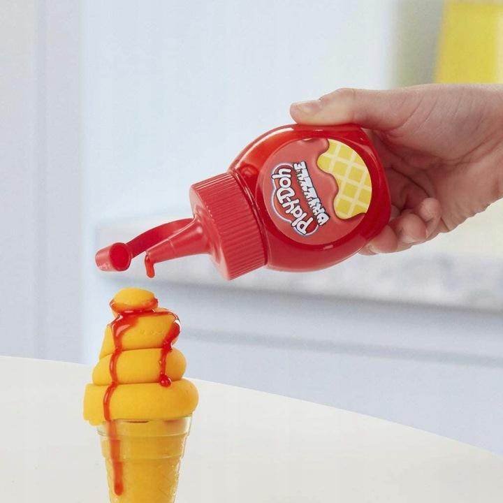 Playdoh Ciastolina Zestaw Tęczowa Lodziarnia 6 Tub