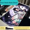 Mouse Pad XXL PC Purple Flower D-demon Slayer Desk Mat New Kochou Shinobu Mousepad Laptop Anime Girl Gamer Cabinet Keyboard Rug