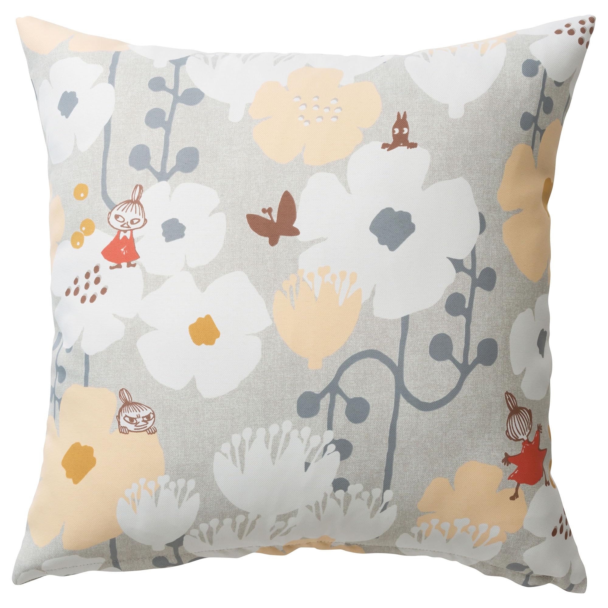 

Suminoe MOOMIN Tiny Flower Cushion GR Cover, 45x45cm, 362-71861 серый