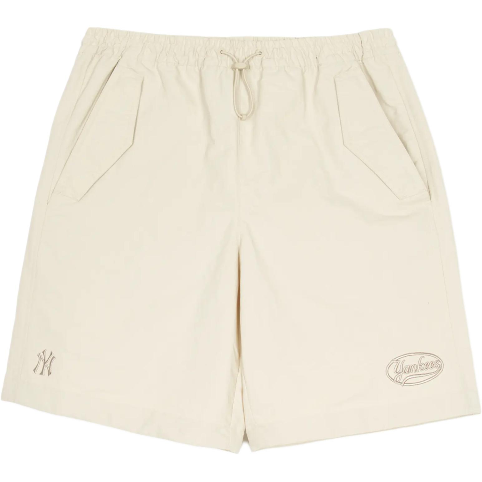 MLB Casual Shorts Men s Beige 3ASMV0453-50SAM S