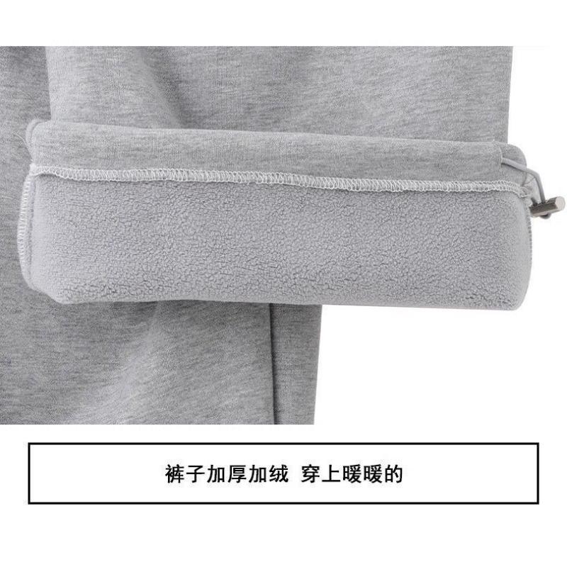 Women Elastic Waist Baggy Wide Leg Sweatpants With Drawstring