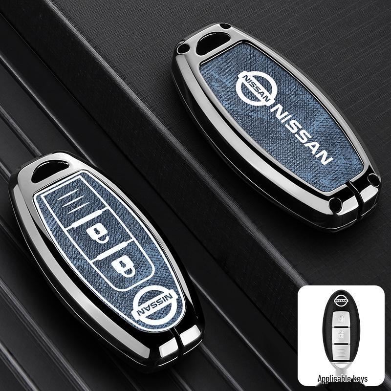 Nissan Key Case: Metal Cover for Sylphy, Terra, Tiida, Qashqai, Murano, Kicks