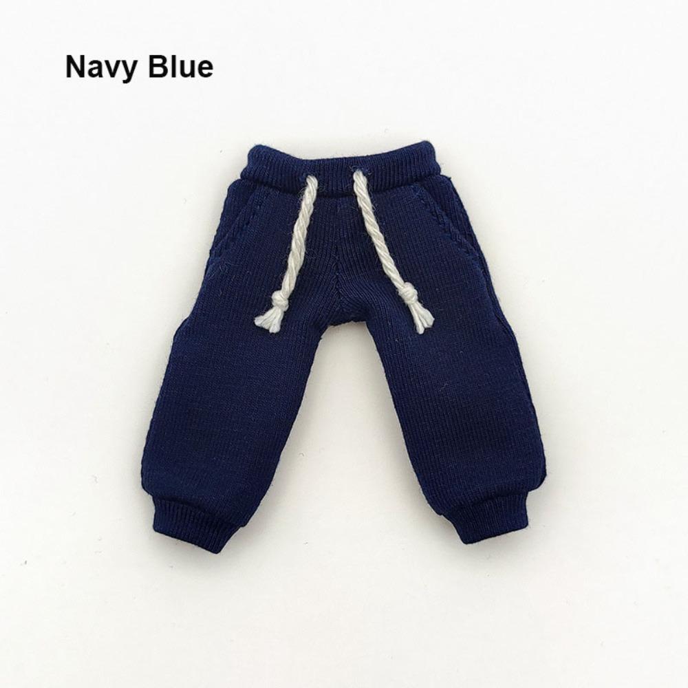 

Casual Leisure Rope Clothes Doll Sport Trousers for ob11 obitsu11 Dolls for 1/12 bjd Dolls темно-синього кольору