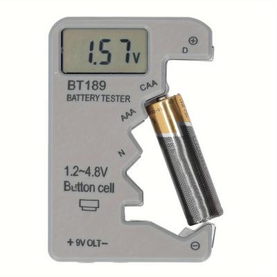 BT189 Pil Kapasitesi Test Cihazı LCD Ekranlı Taşınabilir Pil Test Cihazı Lityum Pil Kuru Pil Düğme Pil Test Cihazı