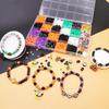 Halloween Clay Beads Kit Friendship Bracelet Making Kit with Charms and Gold Spacer Beads for Jewelry Making DIY Halloween Gift