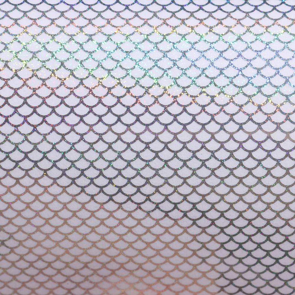 10*20cm Angeln Locken Flash Band Fliegen Binden Material Ändern Farbe Aufkleber Holographische Klebe Film