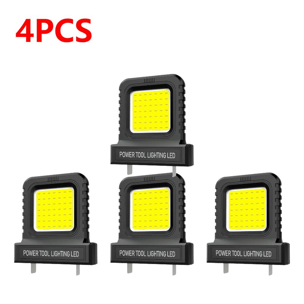 1-10PCS LED Power Tool Parts For Makita For Milwaukee For Bosch For DeWALT For Parkside For Hitachi Lithium Battery Work Lamp