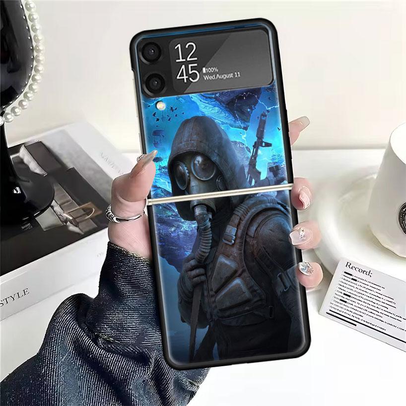 

Game S-Stalker Cases For Samsung Galaxy Z Flip 4 5 6 7 3 Z Flip7 Flip6 Flip4 Flip5 Flip3 5G Hard Shockproof Fundas Cover Samsung Z Flip 4