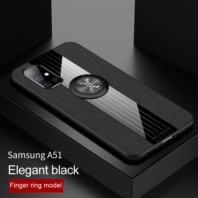 

Для Samsung Galaxy A51 A71 4g Чохол Luxury Bracket Ring Pu Leather Case For Galaxy A51 A71 5g Soft Tpu Back Cover Shell For A51 5G