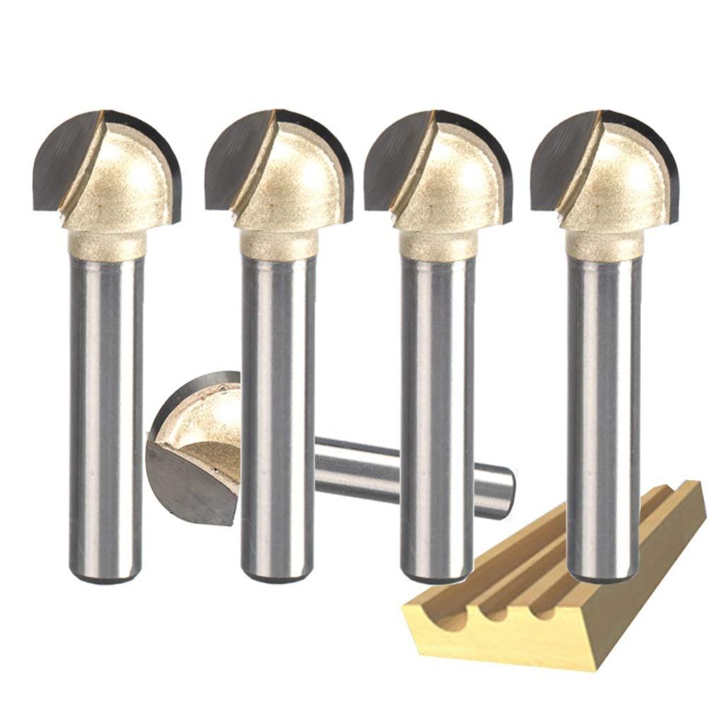

5Pcs 4mm-50mm Engraving Tool Circular Diameter Router Bit Durable Trimming Cutter Welder Use