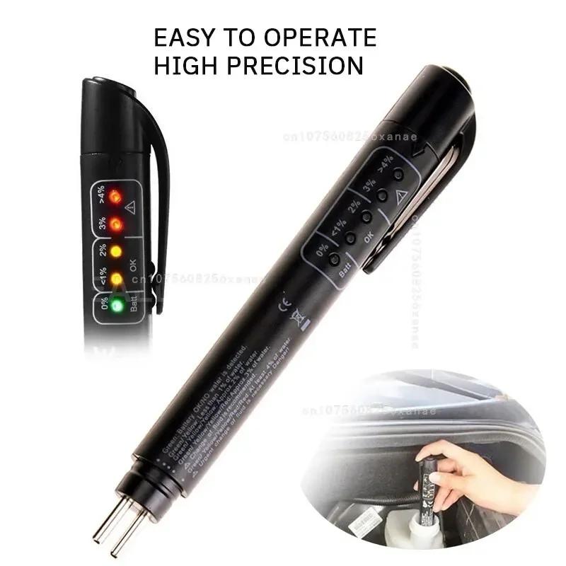 Brake Fluid Tester High Precision Portable Use Safety Quality Assurance OBD2 Brake Oil Detector Test Pen Oil Test Pen
