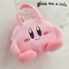 Kirby Plush Star Portable Tote Handbag Clutch Large Capacity Bento Bag Lunch
