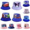 Cartoon Kids Fishing Hat With Sun Protection In Cars Stitch Spiderman And More!