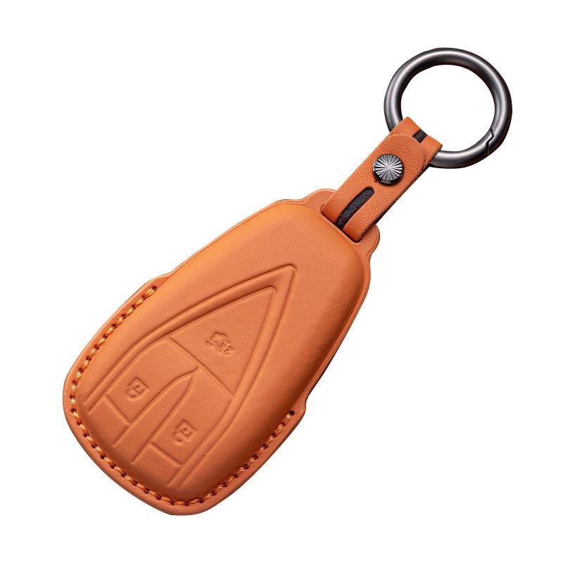 Changan Genuine Leather Key Case for EADO, CS75, CS35, CS55PLUS, Oshan X5/X7, UNI