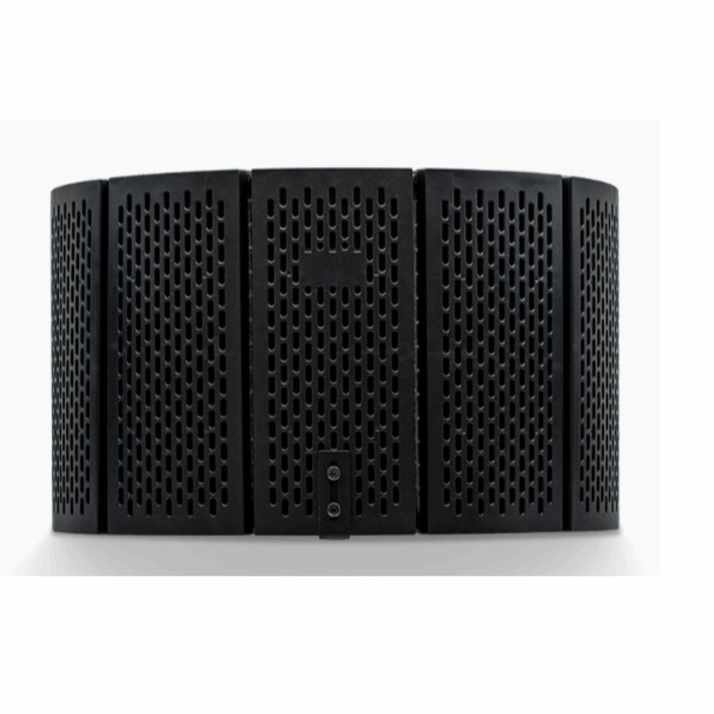 Foldable Mic Sound Absorbing Foam Reflector Adjustable Angles Portable Vocal Booth for Recording