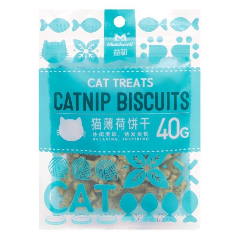 Yihe Catnip Cookies 40g, A Pet Snack for Cleaning and Grinding Teeth, and A Pet Product for Small Fish and Kittens