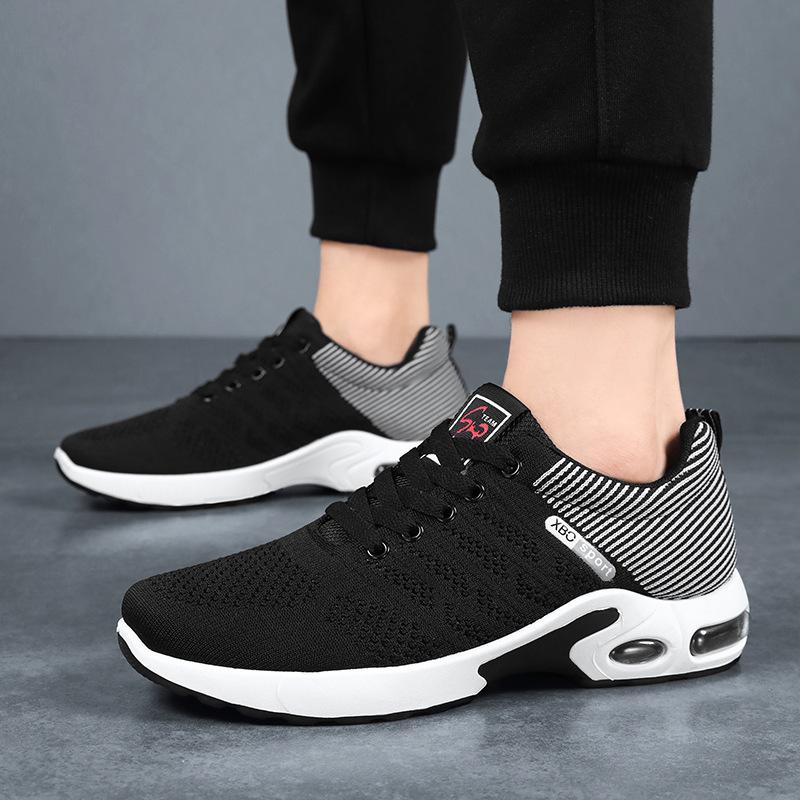 Sneakers Men's Autumn New Men's Shoes Versatile Running Shoes Men's Casual Board Shoes Low-top Mesh Shoes