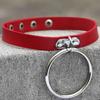 Schwarzer Leder Goth Choker Punk Harajuku Halsband Gothic Halskette Grunge Choker Cosplay Party Festival Schmuck