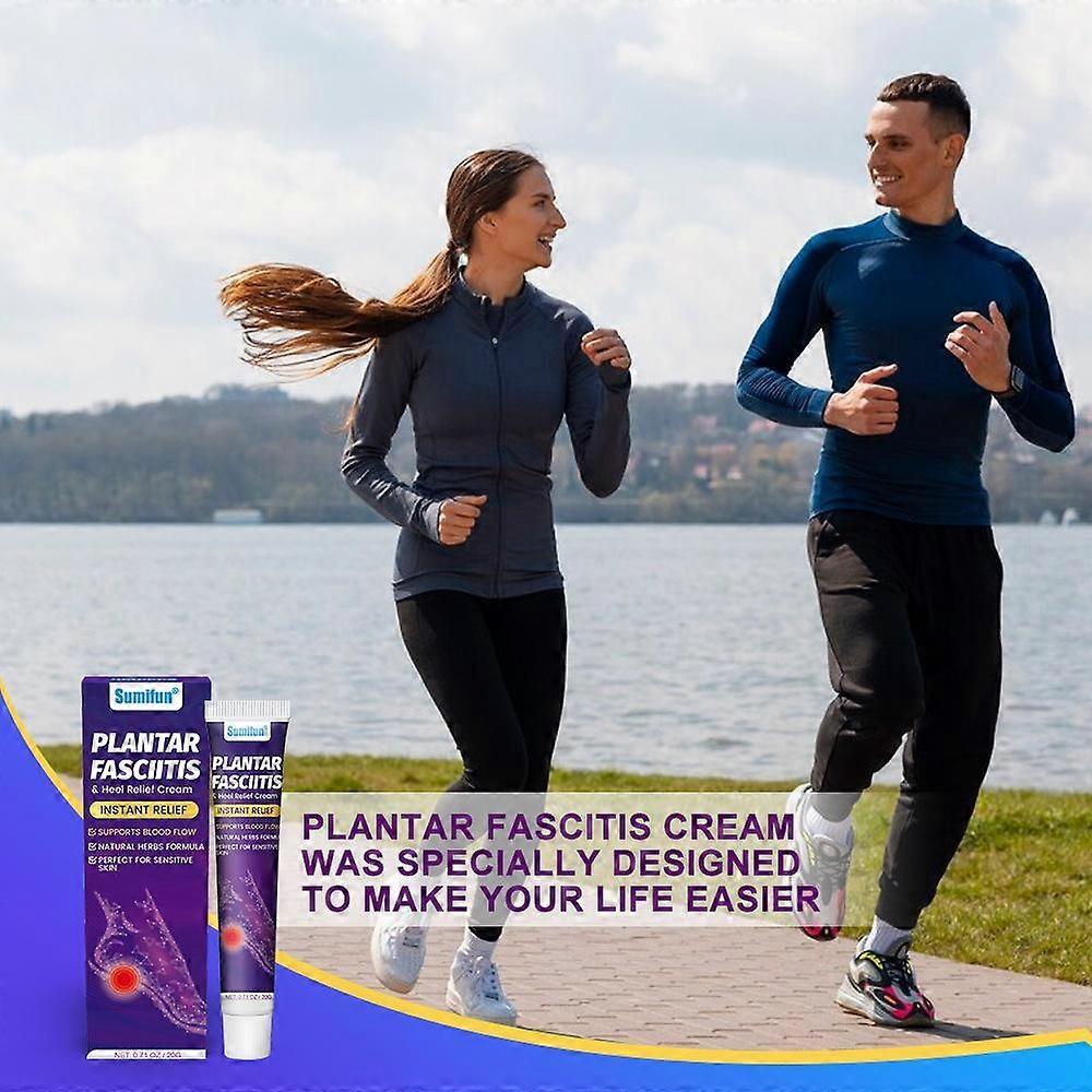 Sumifun, Plantar Fasciitis &Heel Relief Cream,Instant Relief 20G