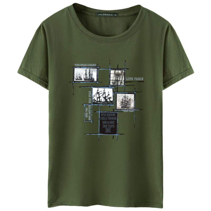 

Мужская футболка с принтом 2XL армия зеленый