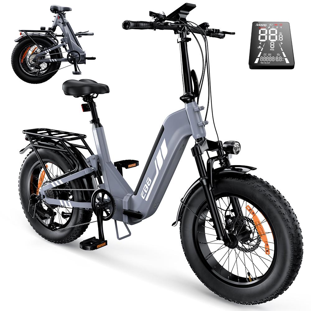 IScooter EB8 Elektrofahrrad 48V15Ah Akku 750W Motor City Elektrofahrräder 20 Zoll Reifen Faltbares E-Bike