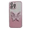 Butterfly Stand Is Suitable for IPhone16, 15promax, with Gradient Glitter, Lens Film, 14 Electroplating and Anti-drop