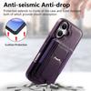 CASENEO For iPhone 17 Case with Foldable Kickstand TPU PU Leather PC Card Bag Magnetic Phone Cover Compatible with MagSafe