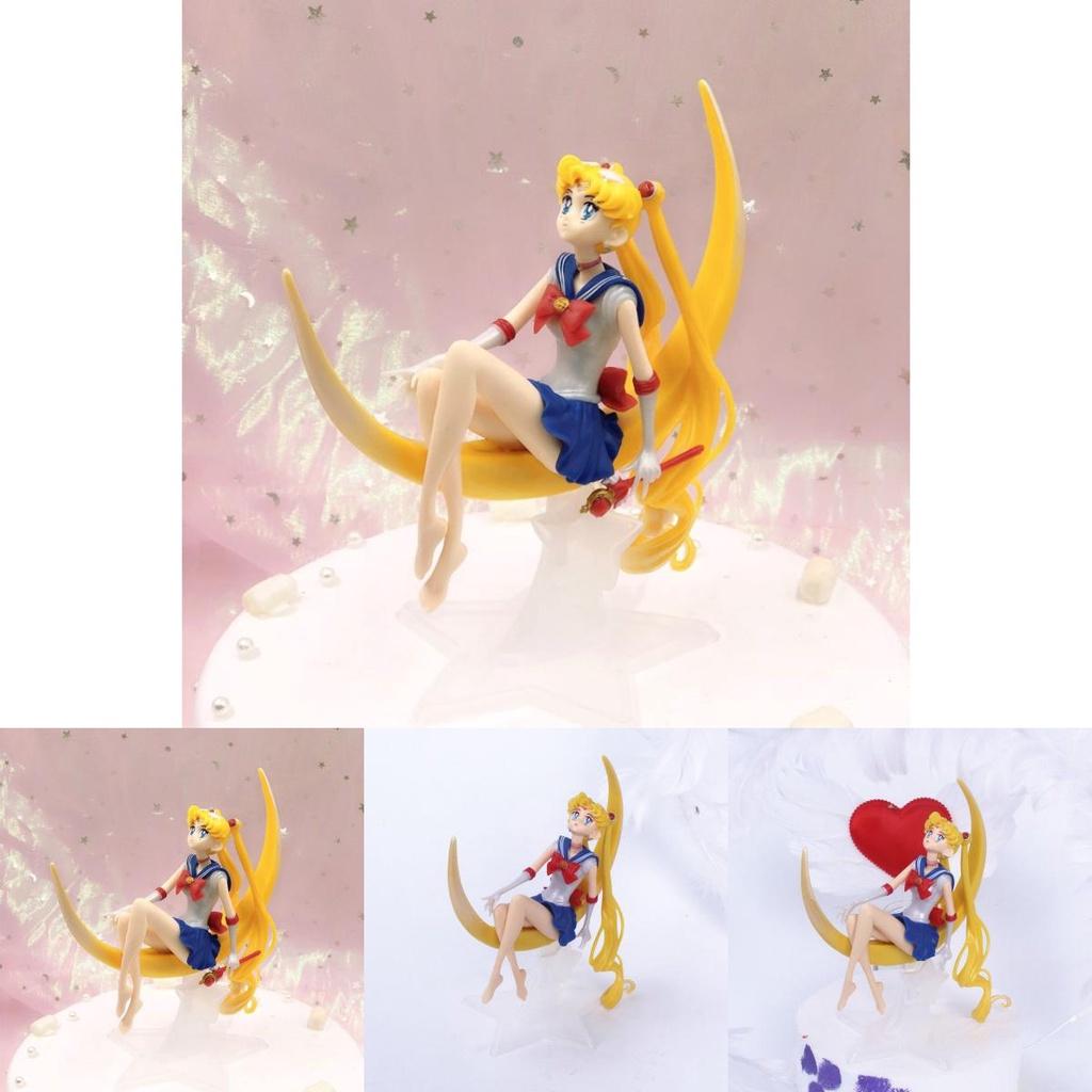 Handcrafted Sailor Moon Figures For Charming Cake And Dollhouse Decorations