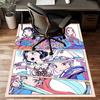 Custom KPop Demon Hunters Mat Personalized Name, Polyester Washable Indoor Entryway Rug, Gift for Christmas, Easter, Thanksgiving Day