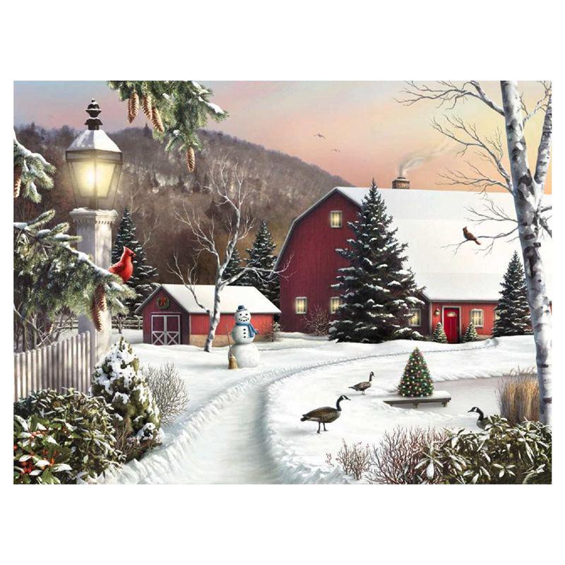 Snow Winter Pattern Diamond Painting Embroidery Cross Stitch Handwork Supply 6A