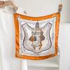 100% Mulberry Silk Small Square Scarf - European Style, High-End Feel, Perfect for Mother's Birthday or Business Gift