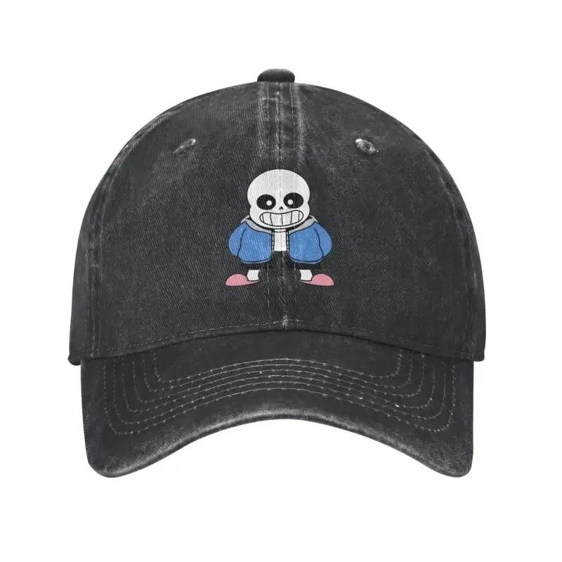 Custom Fashion Sans Undertale Game Baseball Cap Unisex Women Adjustable Unisex Cotton Dad Hat Outdoor Snapback Caps