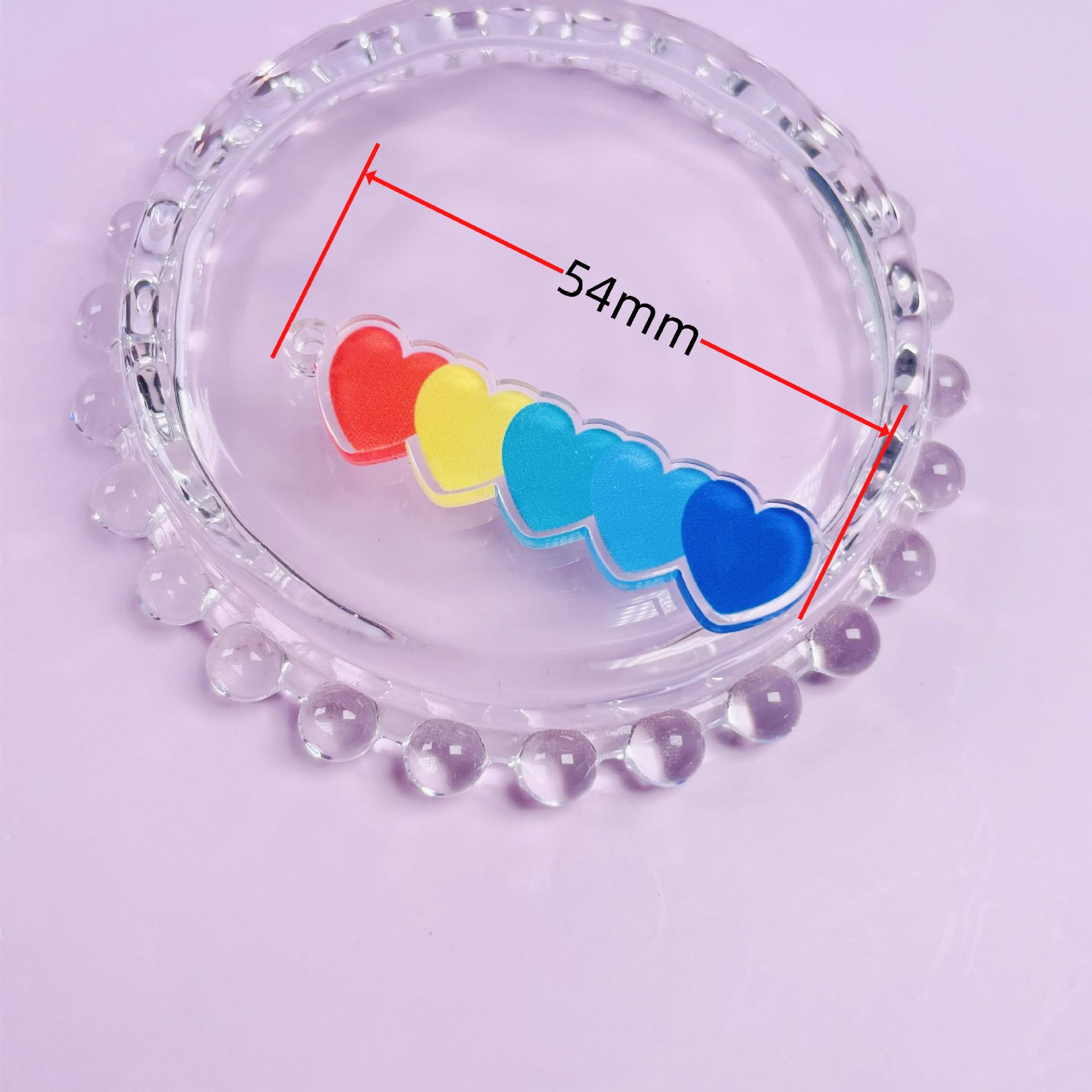 

55мм Корейский Глиттер Смайлик Цветок Шарм - Двухслойный Аксессуар Брелок для Мобильного Телефона прозрачный