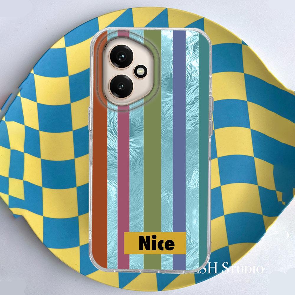 

Красные Синие Полосы Чехол для Телефона для Пары для Honor 400 200 90 Smart Pro Magic7 6 5 70 Lite X9a X9c X9b X8b X8a X8c X7c X7b X6c Обложка Honor X6C белый