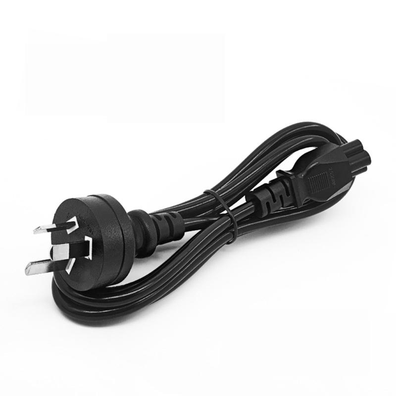 3 Prong Laptop Charging Cable Power Cord Suitable for Multiple Laptop Brands Fast Charging and Overload Protections