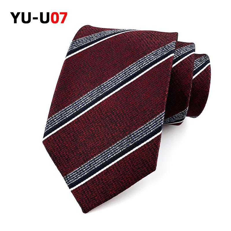 

2025 Новый 8 см Профессиональный Полосатый Формальный Деловой Мужской Галстук-Рубашка Комбо