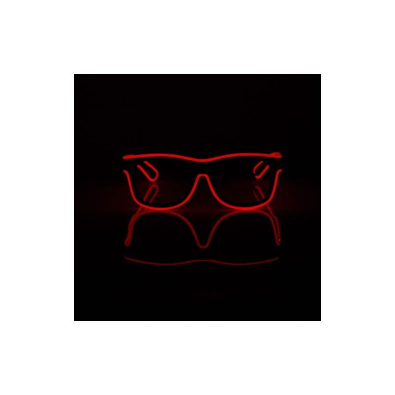 Premium Quality Led El Wire Glasses Light Up Glow Sunglasses For Dj Nightclub Parties