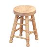 1/12 Dolls Miniature Furniture Wood Color Round Stool High Stool Furniture Chair