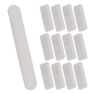 Disposable Nonwoven Sweat Absorbing Easy To Stick and for and Foreheads Pads, Cut, Shirts, Collars, Hats, (White, 120-Pack)