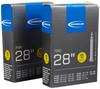 2 X Schwalbe SV15 SV 15 Extra Long Bike Tubes Length 60mm 700 X 18-28 C B067