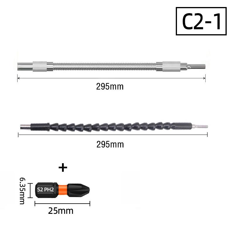 105 Degree Angle Socket Adapter 1/4 inch Extension Hex Drill Bit Adjustable Screwdriver Holder Slotted Phillips Power Hand Tools